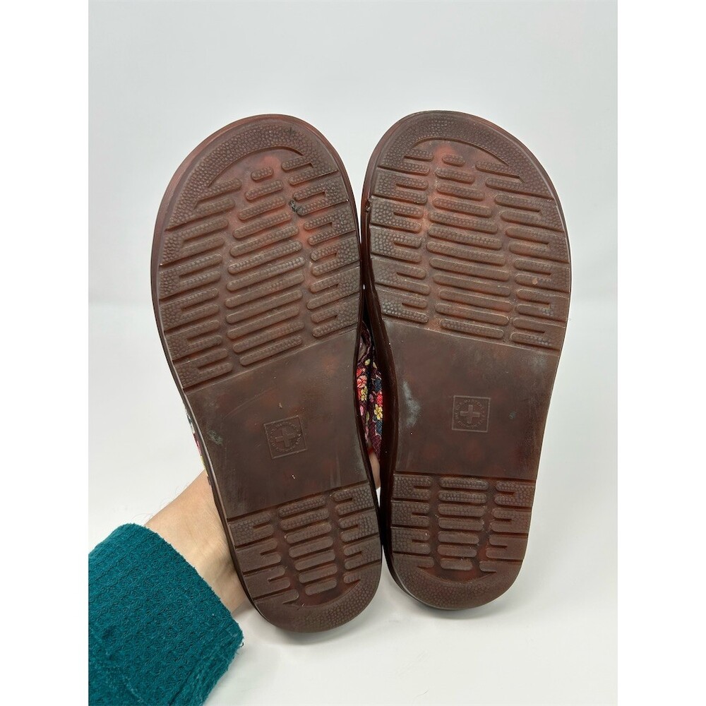 Dr. Martens Mana Thong Sandals Womens Red Floral Koi Slip On Flip Flops Size 10 - Picture 8 of 10
